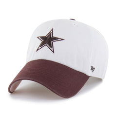 Dallas Cowboys '47 Unisex Love Letter Clean Up Adjustable Hat Stone/Burgundy