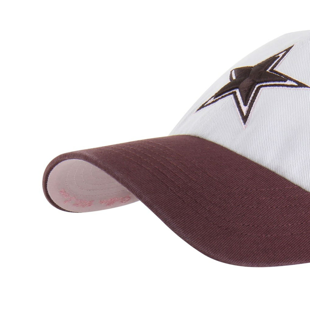 Dallas Cowboys '47 Unisex Love Letter Clean Up Adjustable Hat Stone/Burgundy