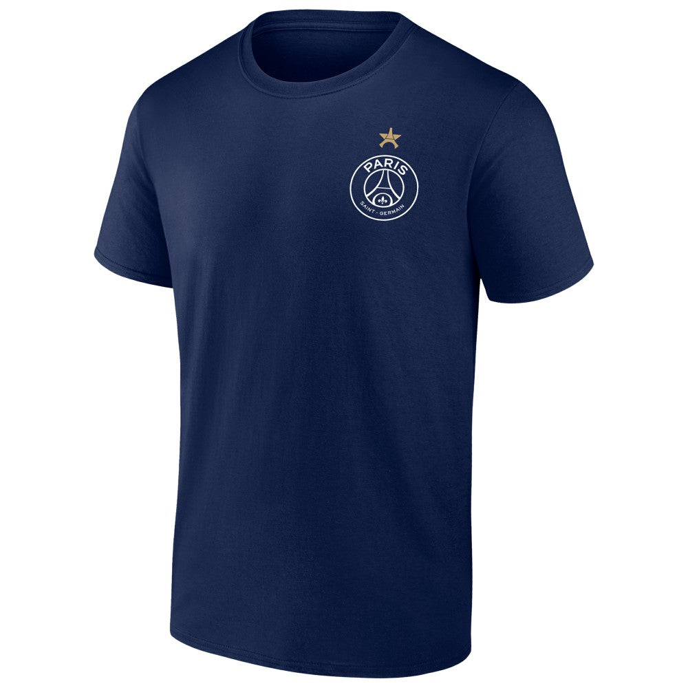 Paris Saint-Germain 2025 Champions League Winners Eiffel Star T-Shirt Navy shop