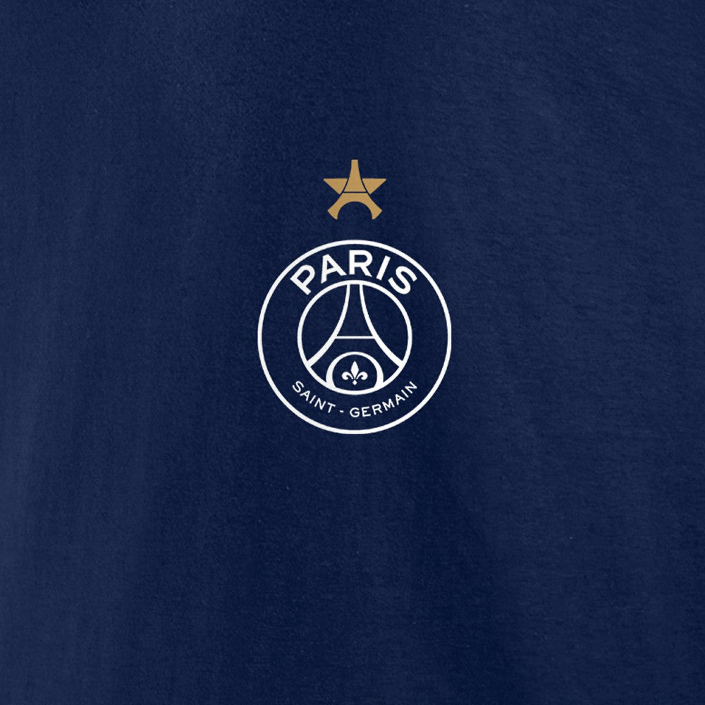 Paris Saint-Germain 2025 Champions League Winners Eiffel Star T-Shirt Navy shop