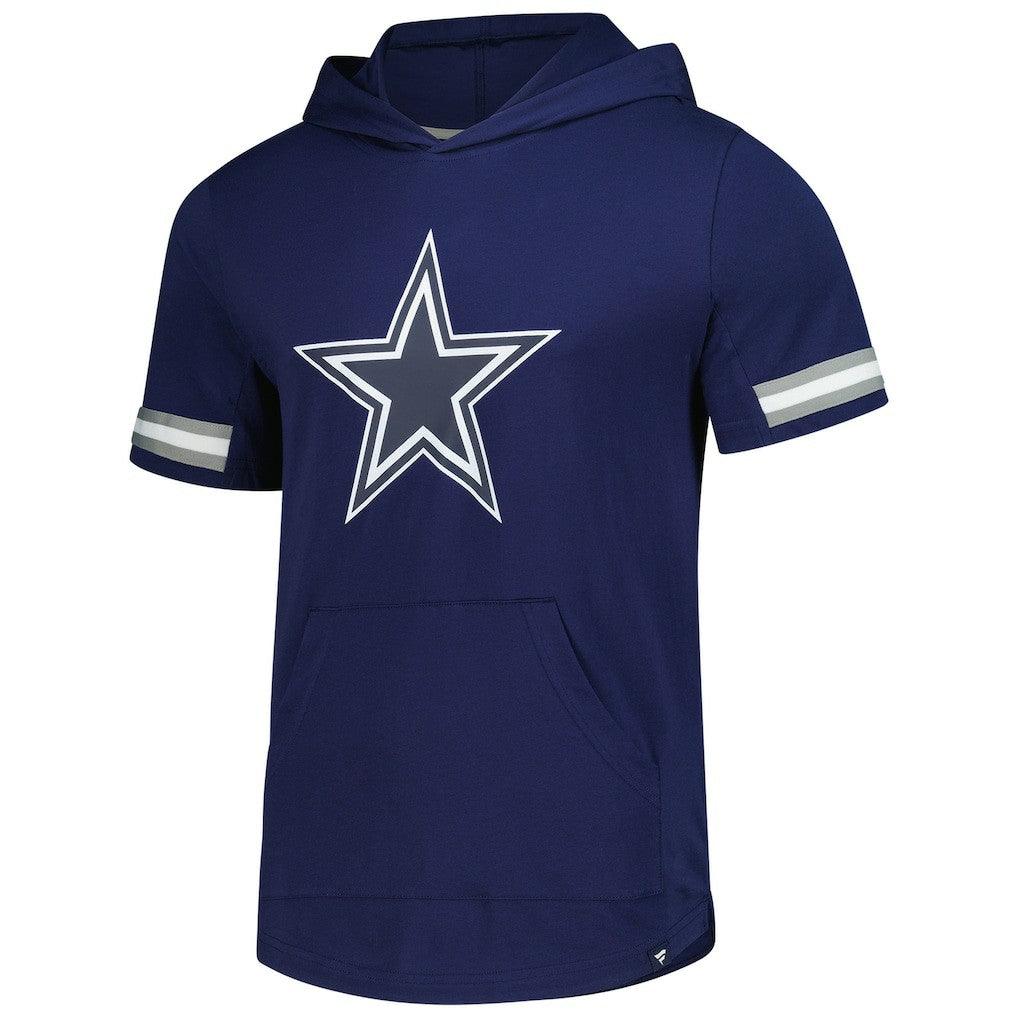 Dallas Cowboys Optimal Play Short Sleeve Hooded T-Shirt Navy