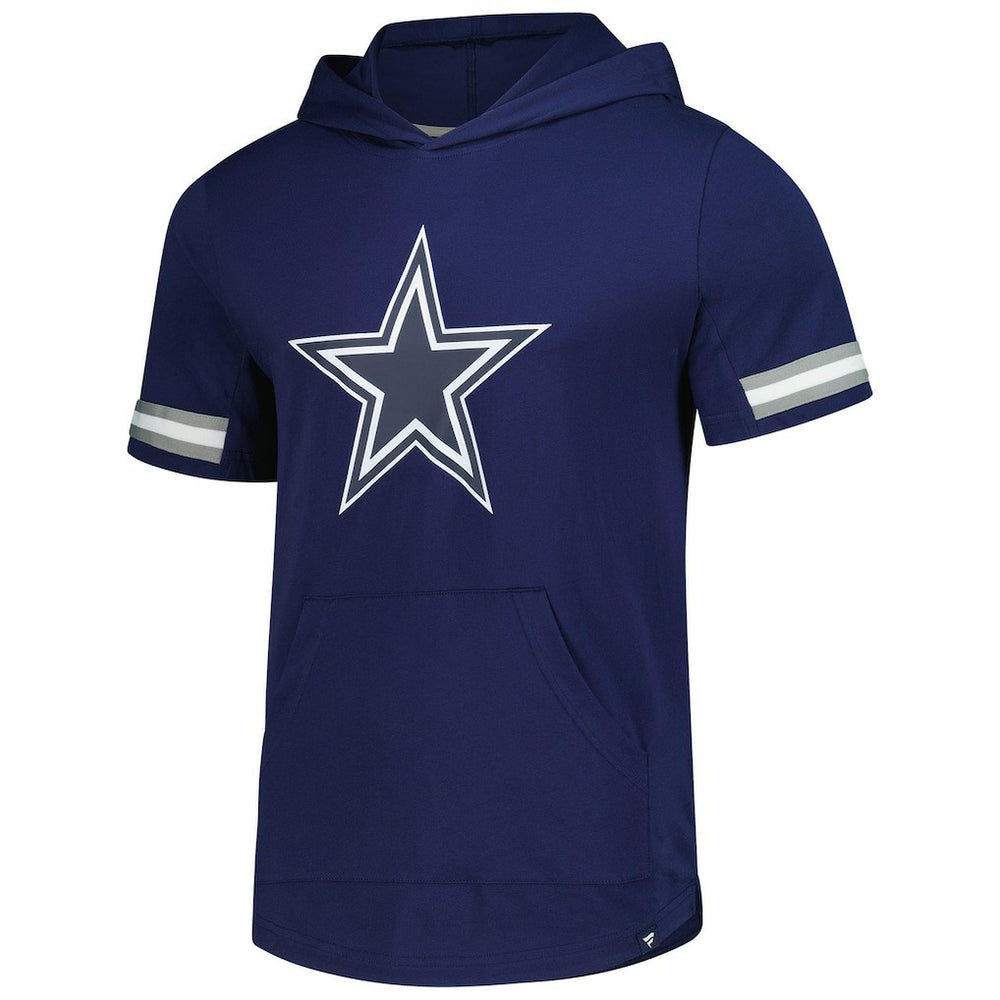 Dallas Cowboys Optimal Play Short Sleeve Hooded T-Shirt Navy