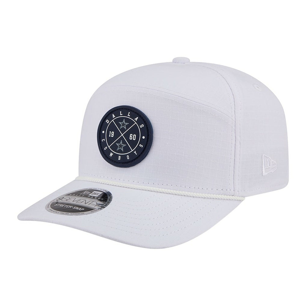 Dallas Cowboys New Era Quick Strike Split Panel 9SEVENTY Stretch-Snap Hat White