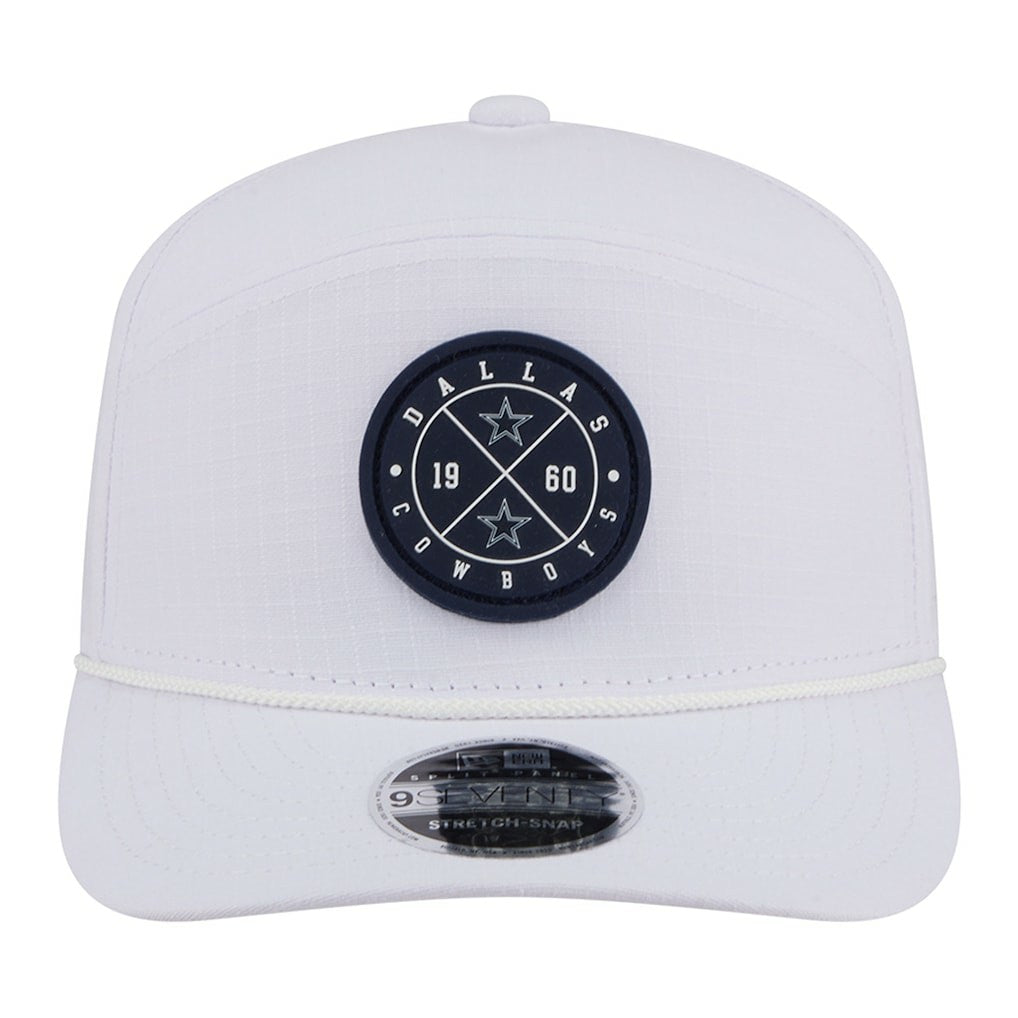 Dallas Cowboys New Era Quick Strike Split Panel 9SEVENTY Stretch-Snap Hat White