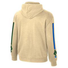 Milwaukee Bucks Stadium Essentials Unisex 2025/26 City Edition City Star Hoodie Cream