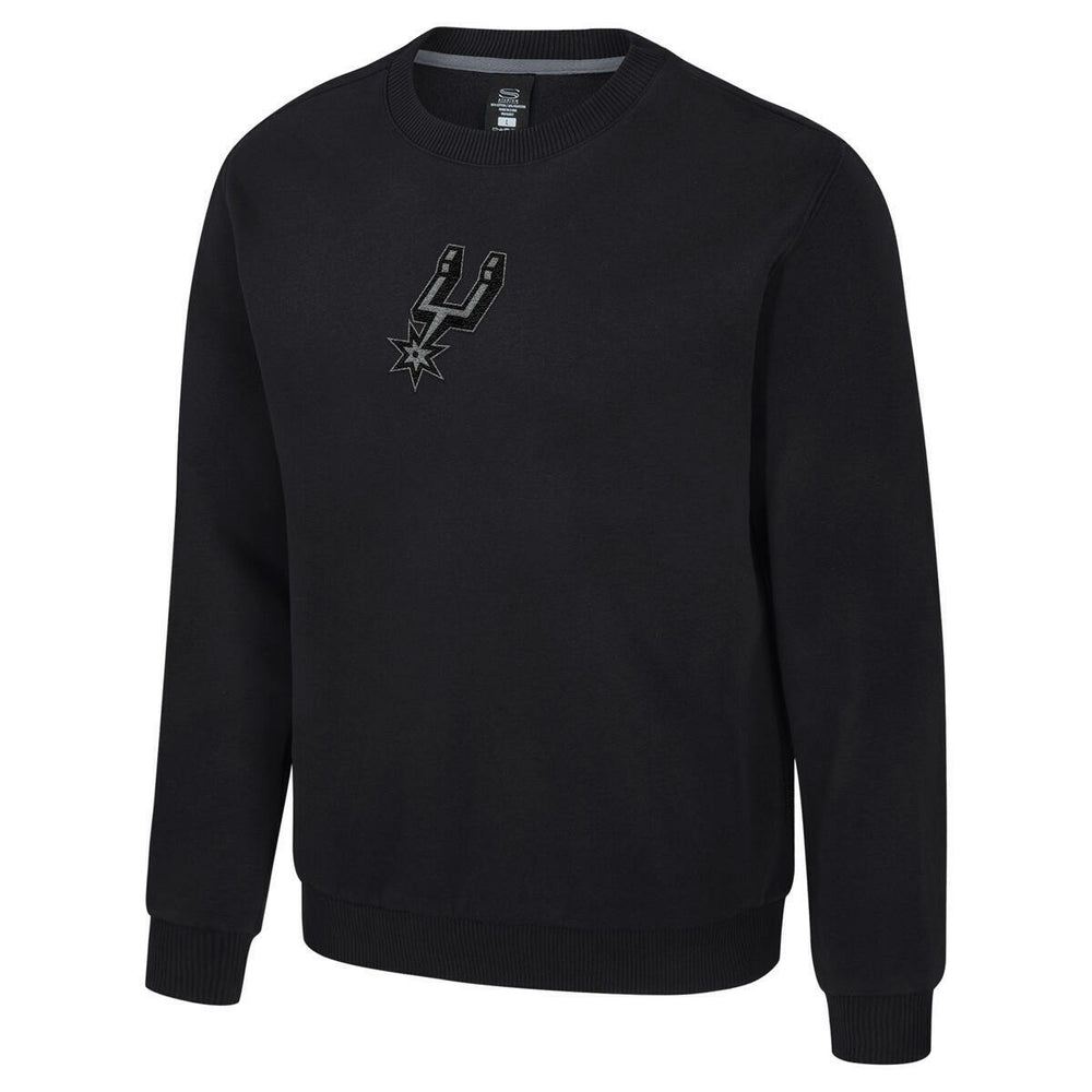 San Antonio Spurs Stadium Essentials Unisex Club Level Chenille Sweatshirt Black