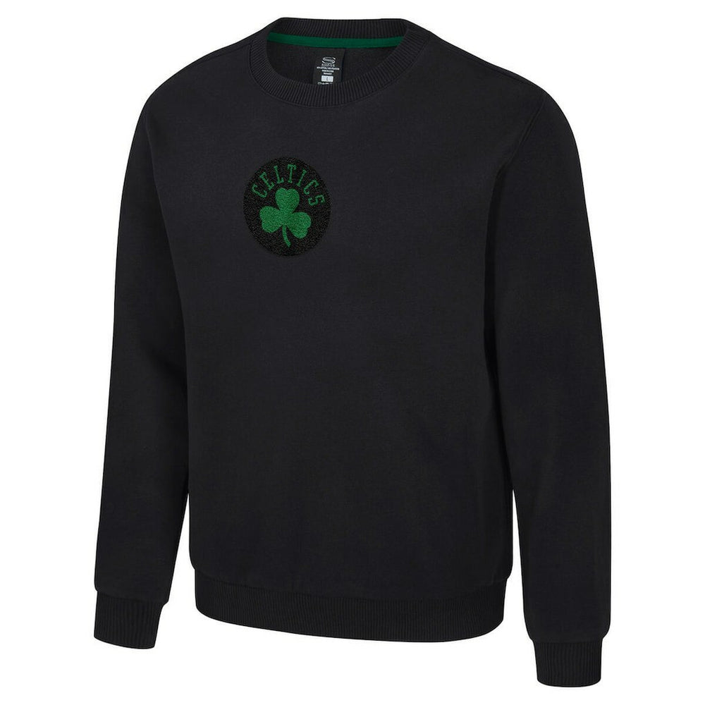 Boston Celtics Stadium Essentials Unisex Club Level Chenille Sweatshirt Black
