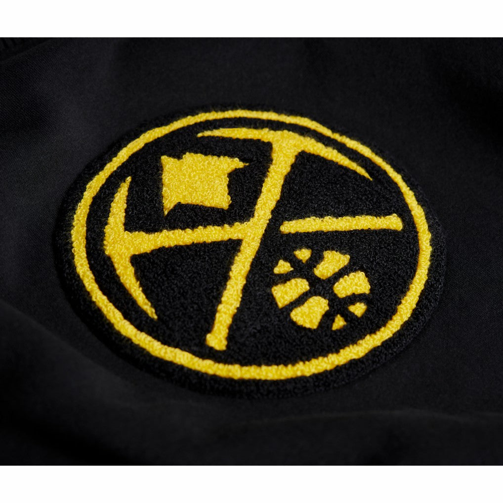 Denver Nuggets Stadium Essentials Unisex Club Level Chenille Sweatshirt Black