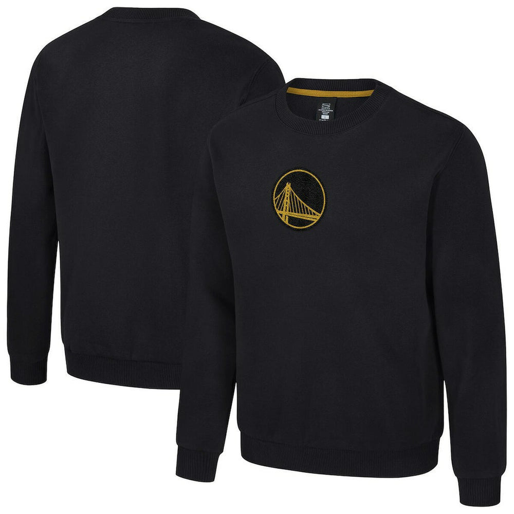 Golden State Warriors Stadium Essentials Unisex Club Level Chenille Sweatshirt Black