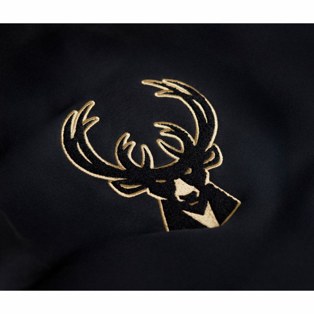 Milwaukee Bucks Stadium Essentials Unisex Club Level Chenille Sweatshirt Black