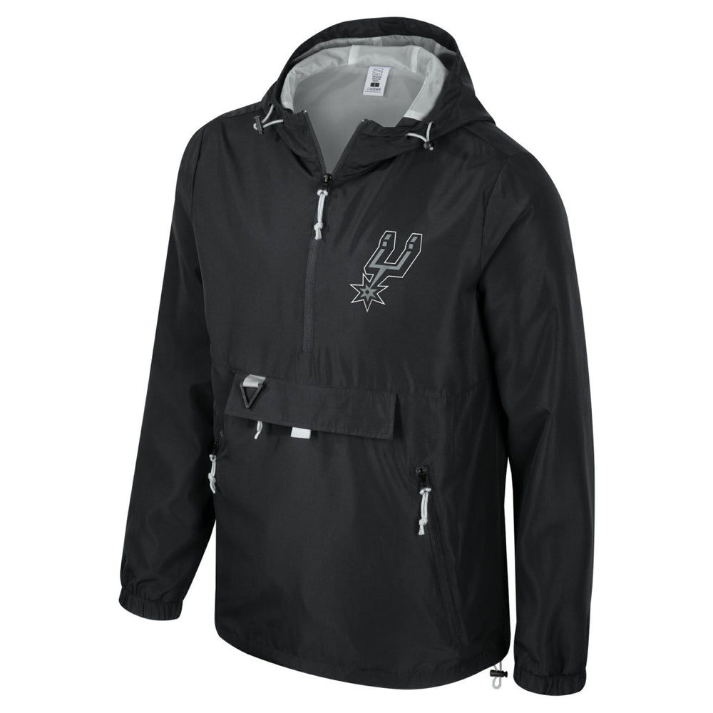 San Antonio Spurs Stadium Essentials Unisex Compete Quarter-Zip Hoodie Jacket Black