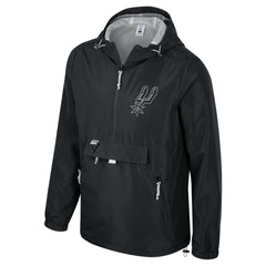 San Antonio Spurs Stadium Essentials Unisex Compete Quarter-Zip Hoodie Jacket Black