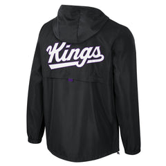 Sacramento Kings Stadium Essentials Unisex Compete Quarter-Zip Hoodie Jacket Black