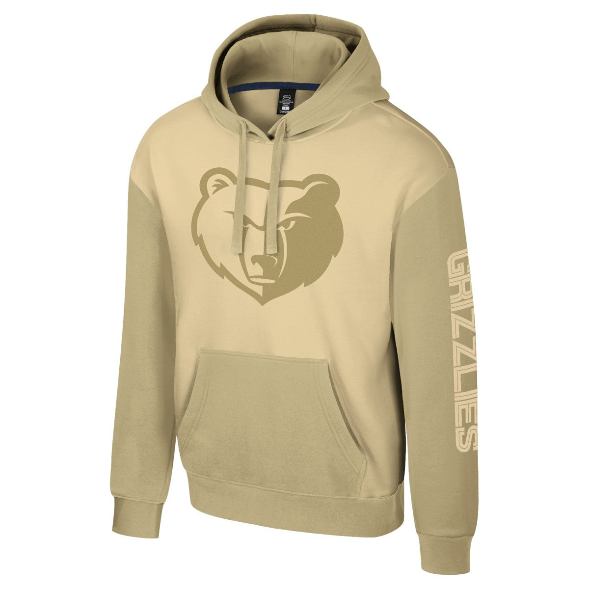 Memphis Grizzlies Stadium Essentials Unisex Rafters Burst Hoodie Khaki