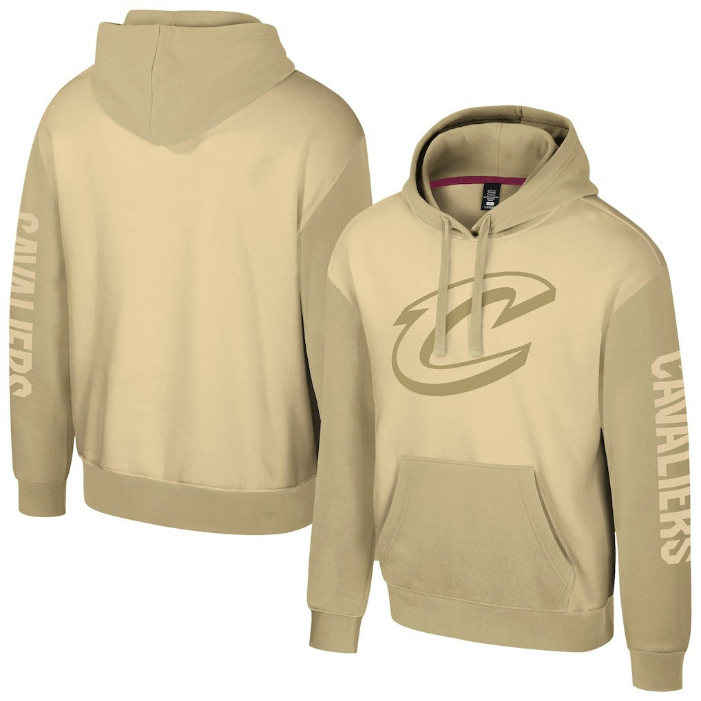 Cleveland Cavaliers Stadium Essentials Unisex Rafters Burst Hoodie Khaki