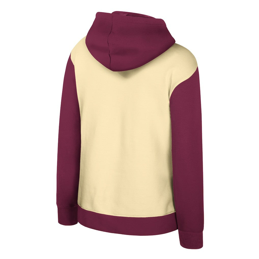 Cleveland Cavaliers Stadium Essentials Women's Rafters Road Trip Hoodie Cream