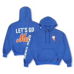 New York Mets Aviator Nation x MLB Unisex Relaxed Tri-Blend Hoodie - Royal Hoodies