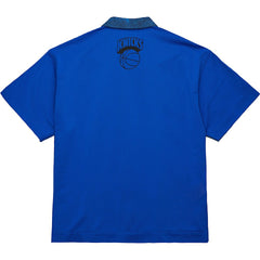 New York Knicks x Purple Brand Button-Up Shooting Shirt Navy