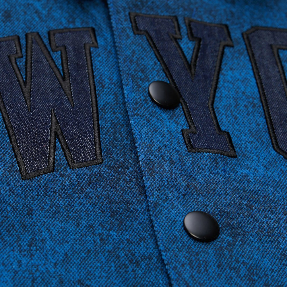 New York Knicks x Purple Brand Button-Up Shooting Shirt Navy