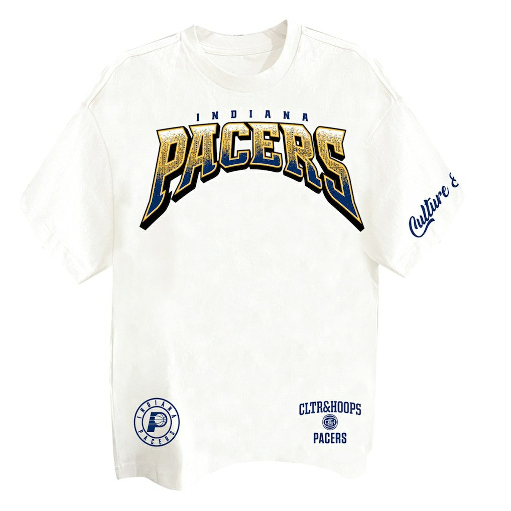 Indiana Pacers Two Hype Drip & Dime Collection Premium T-Shirt Off White