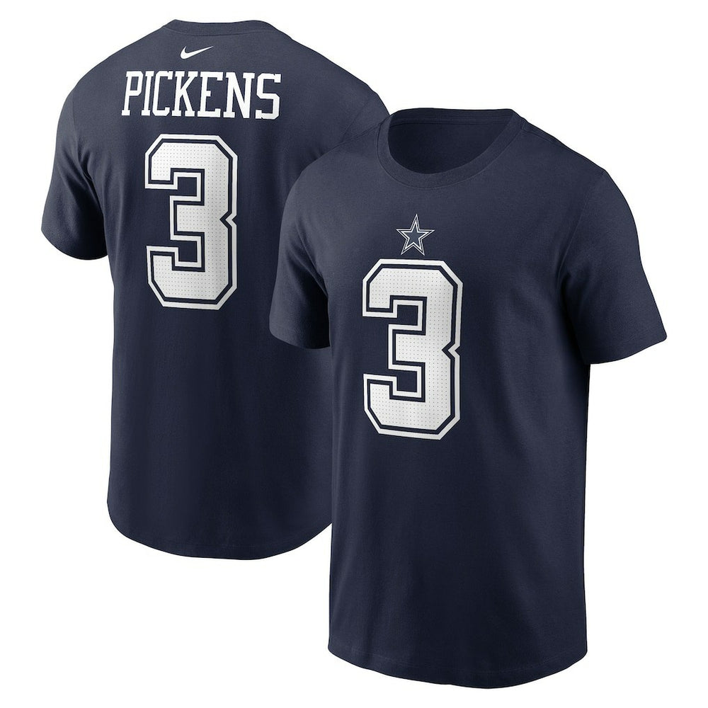 George Pickens Dallas Cowboys Name & Number T-Shirt Navy
