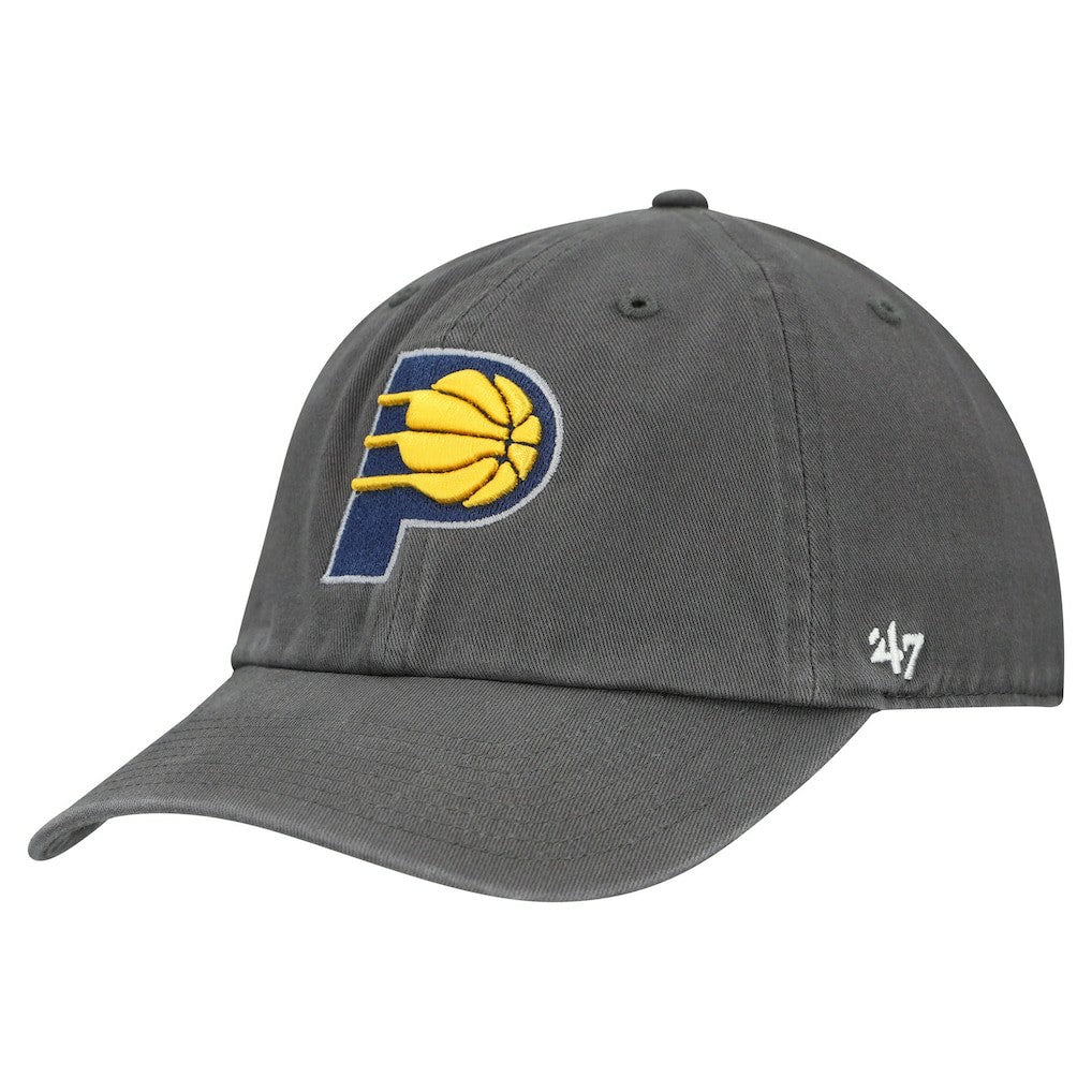 Indiana Pacers '47 Primary Logo Clean Up Adjustable Hat Charcoal