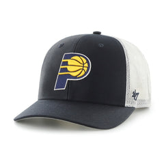 Indiana Pacers '47 Primary Logo Trucker Adjustable Hat Navy