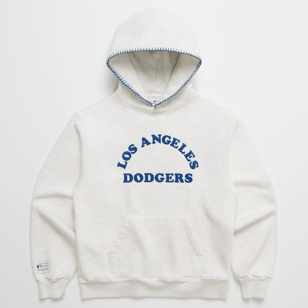 Los Angeles Dodgers Madhappy x MLB Unisex Heavyweight Fleece Hoodie - Heather Gray Hoodies