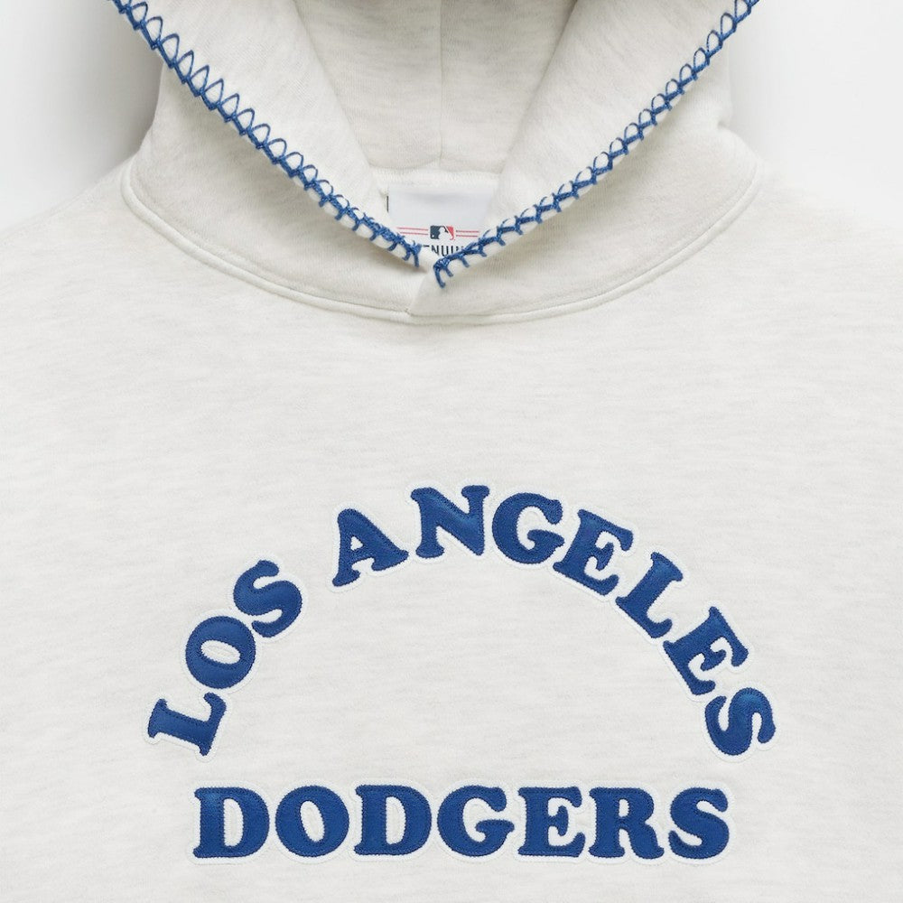 Los Angeles Dodgers Madhappy x MLB Unisex Heavyweight Fleece Hoodie - Heather Gray Hoodies
