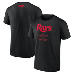 Tampa Bay Rays Stranger Things Demogorgan T-Shirt - Black T-shirts
