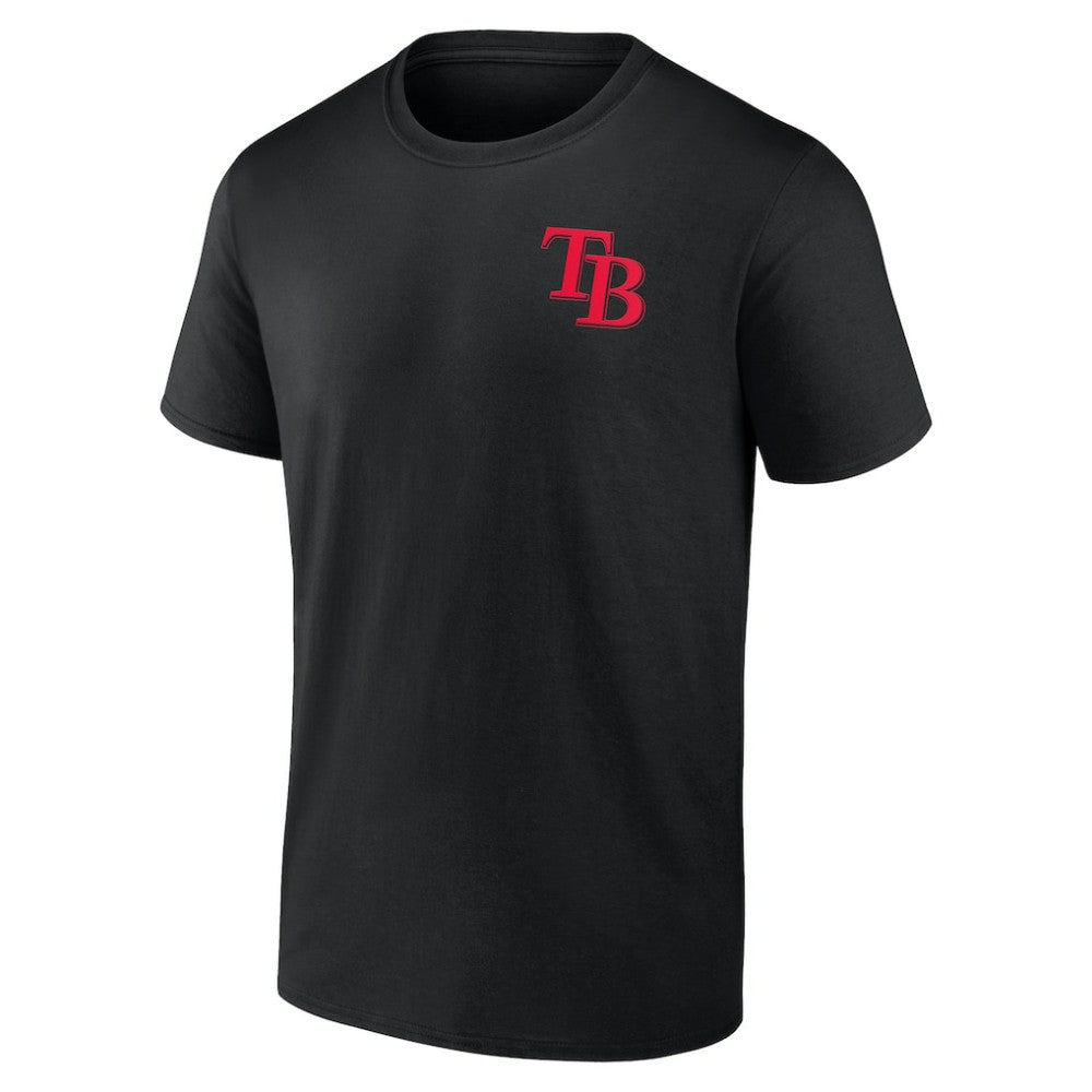 Tampa Bay Rays Stranger Things Graphic T-Shirt - Black T-shirts