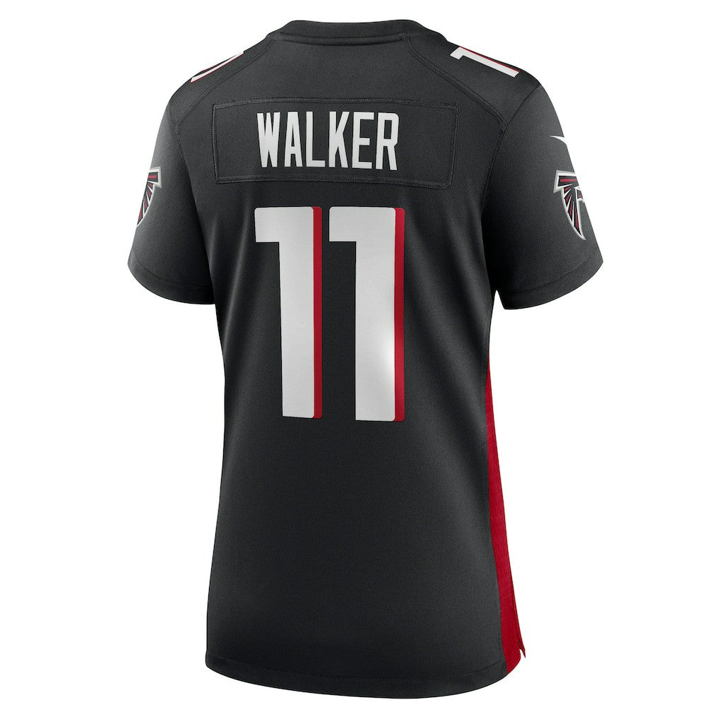 Jalon Walker Atlanta Falcons Women's Team Game Jersey Black