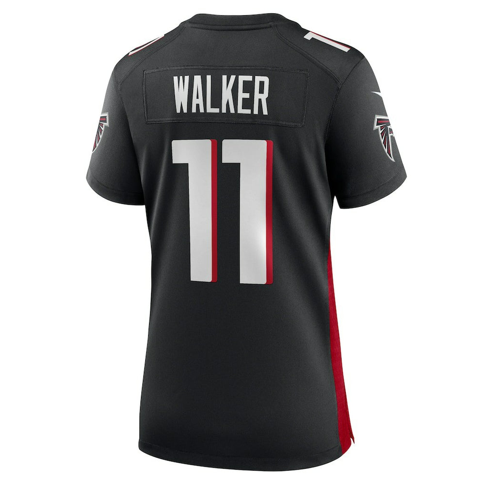 Jalon Walker Atlanta Falcons Women's Team Game Jersey Black