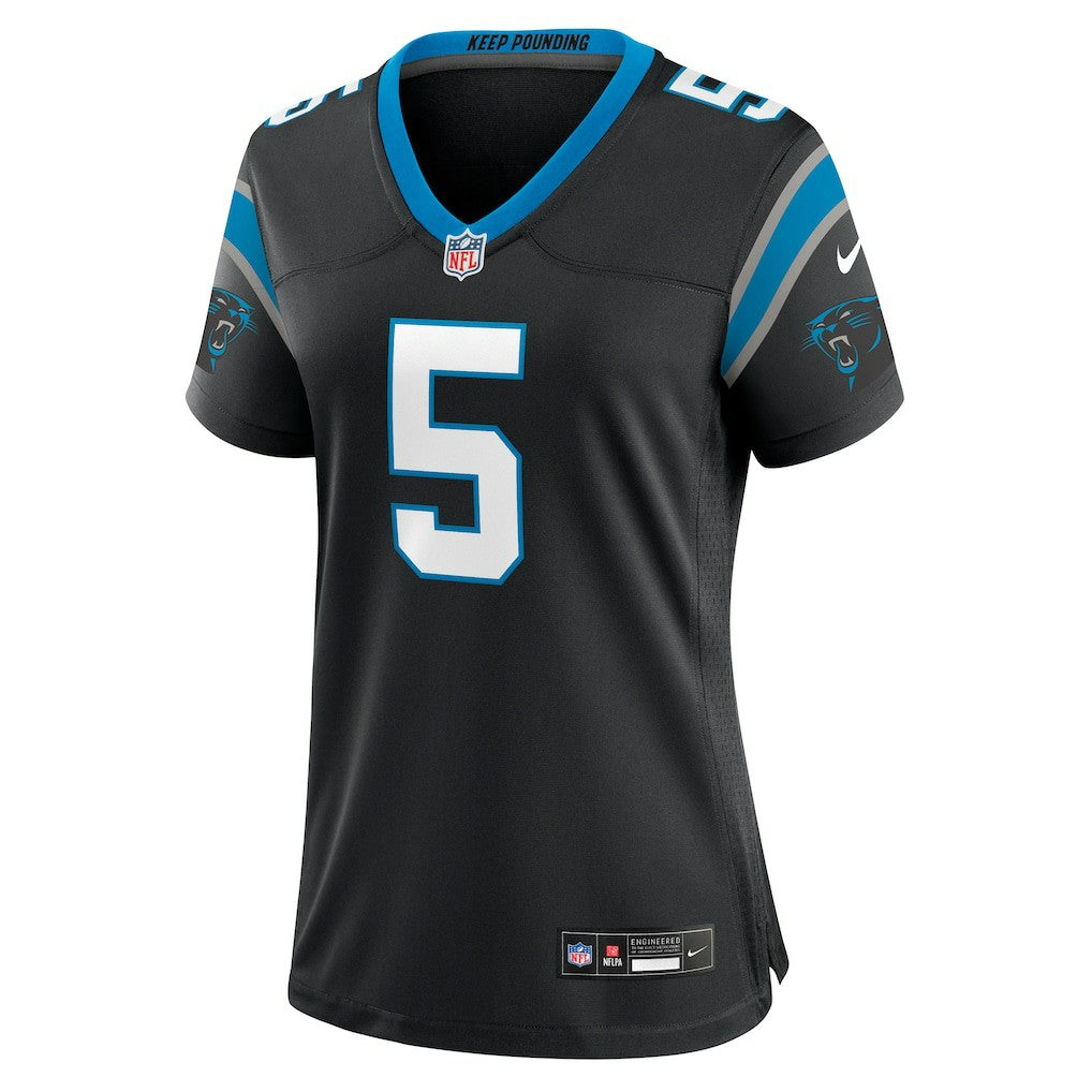 Rico Dowdle Carolina Panthers Women's Team Game Jersey Black
