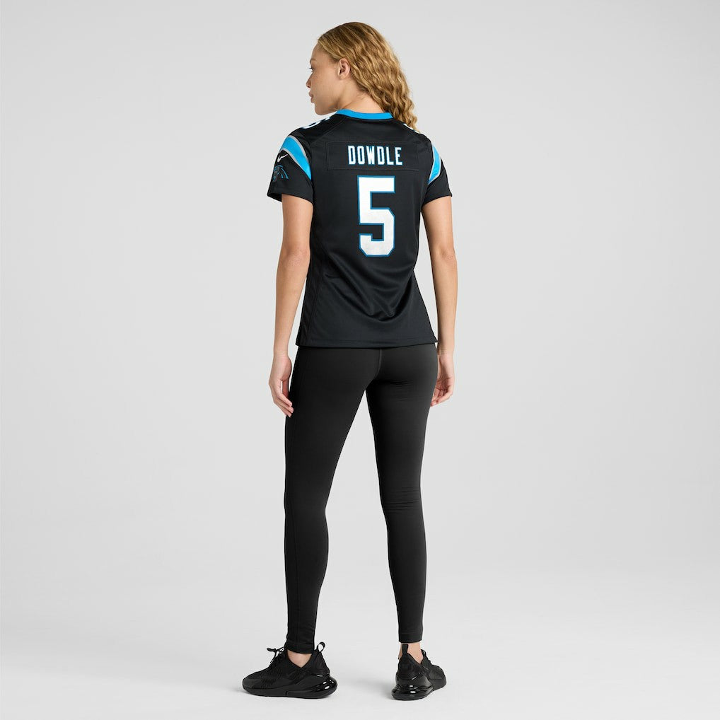 Rico Dowdle Carolina Panthers Women's Team Game Jersey Black