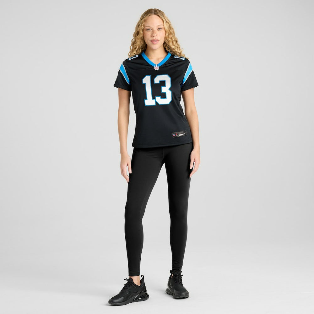 Hunter Renfrow Carolina Panthers Women's Team Game Jersey Black