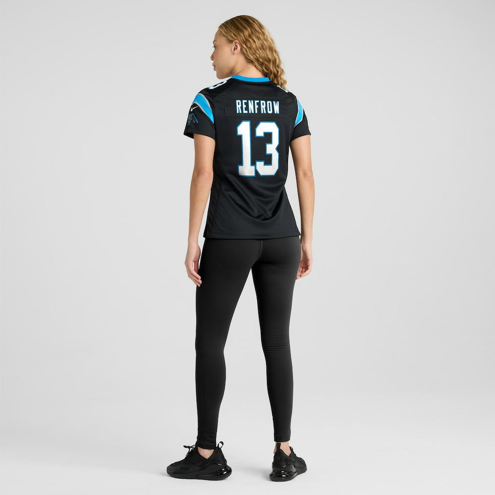 Hunter Renfrow Carolina Panthers Women's Team Game Jersey Black