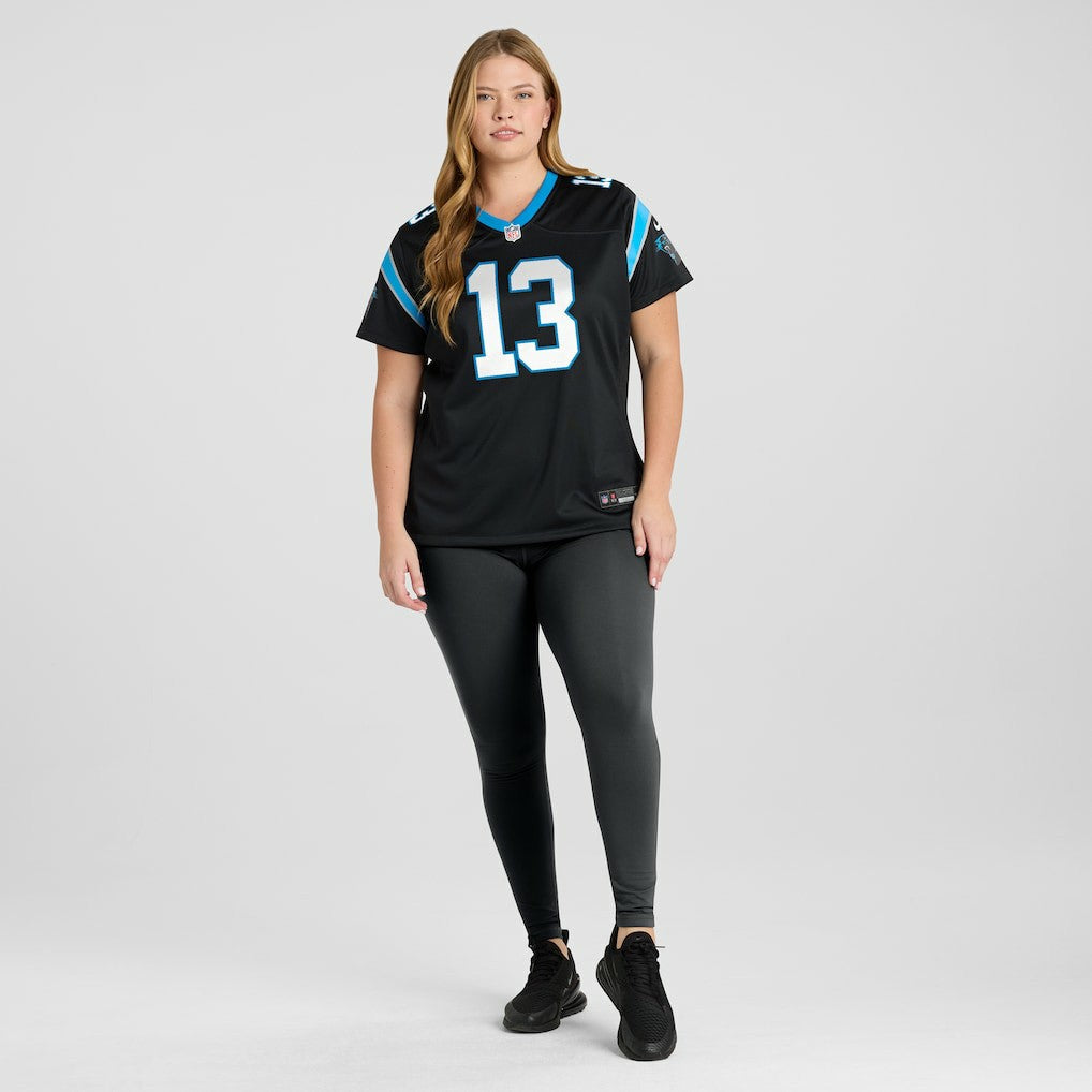 Hunter Renfrow Carolina Panthers Women's Team Game Jersey Black