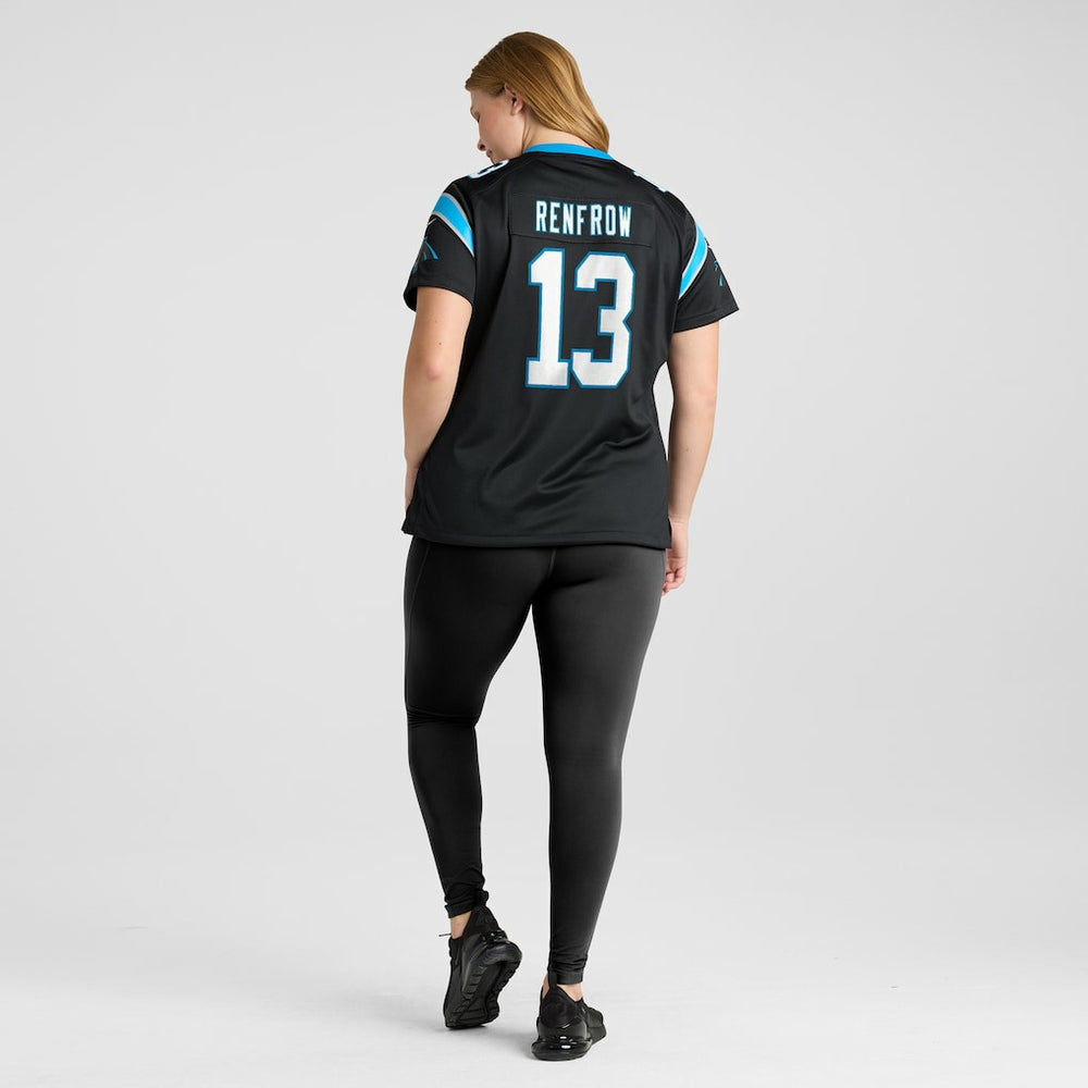 Hunter Renfrow Carolina Panthers Women's Team Game Jersey Black