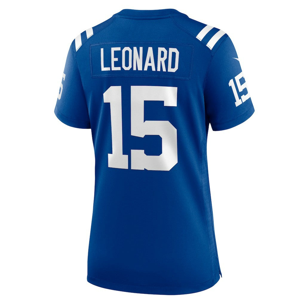 Riley Leonard Indianapolis Colts Women's Team Game Jersey Royal