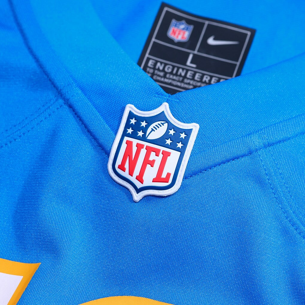 Kanai Mauga Los Angeles Chargers Team Game Jersey Powder Blue