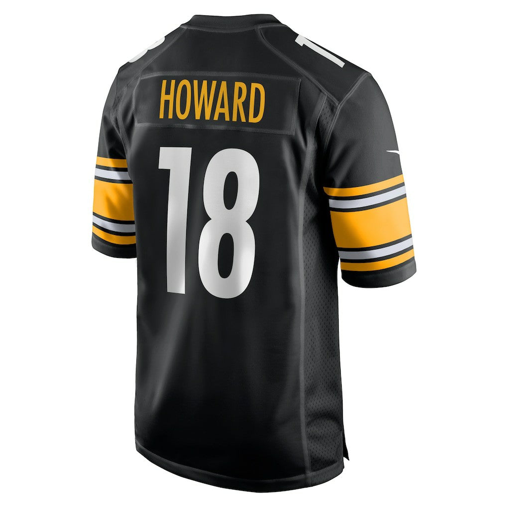 Will Howard Pittsburgh Steelers Team Game Jersey Black