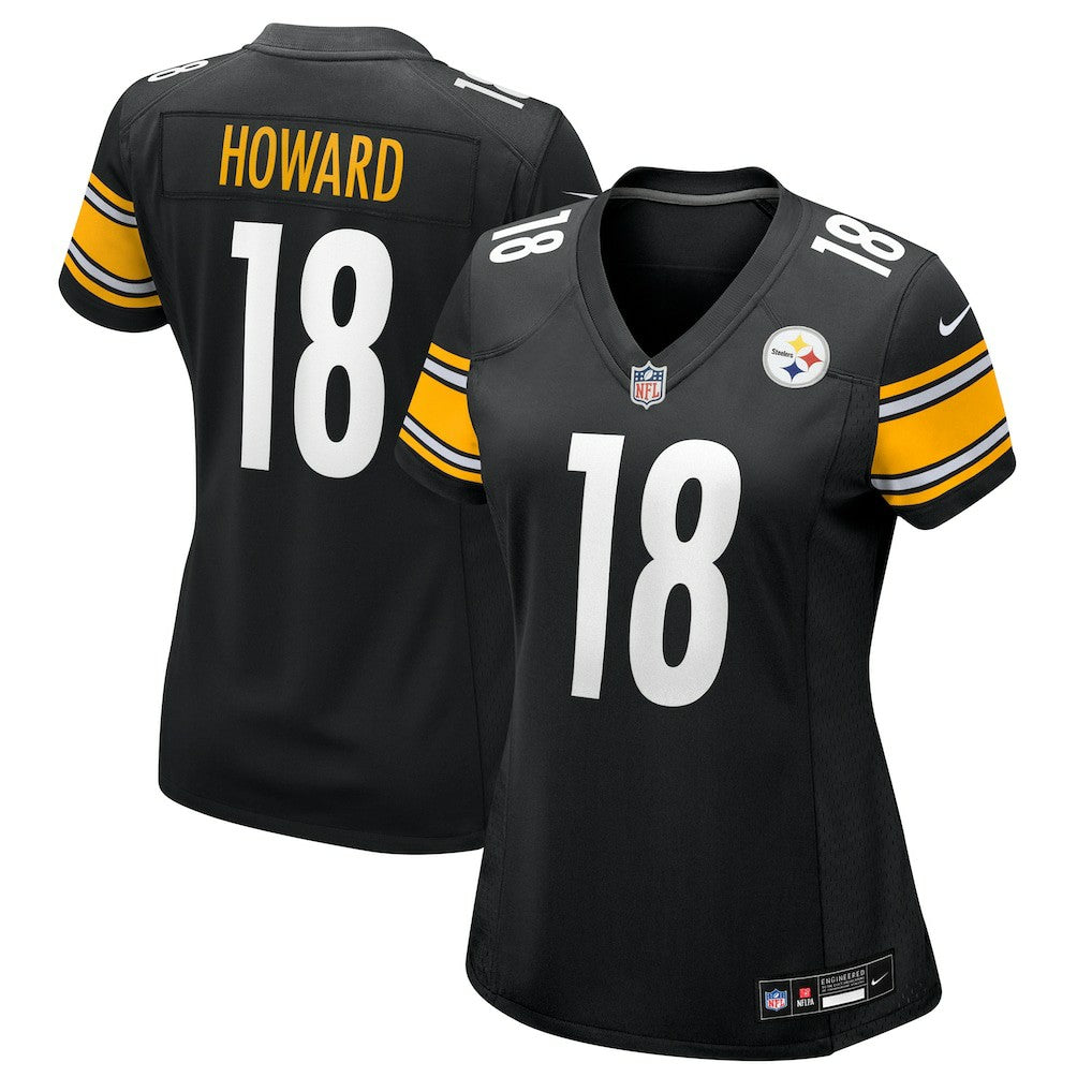 Will Howard Pittsburgh Steelers Women's Team Game Jersey Black