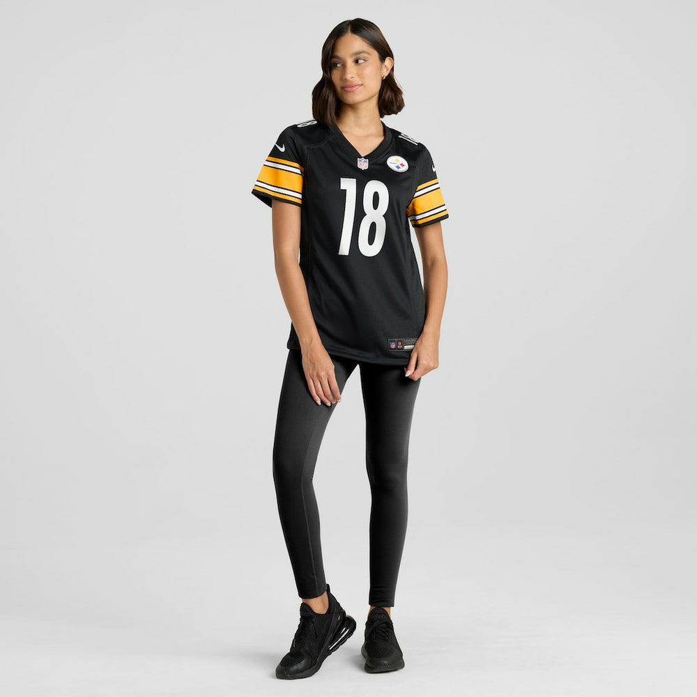 Will Howard Pittsburgh Steelers Women's Team Game Jersey Black