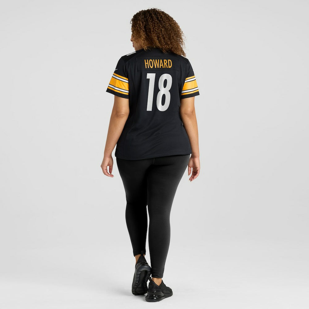 Will Howard Pittsburgh Steelers Women's Team Game Jersey Black