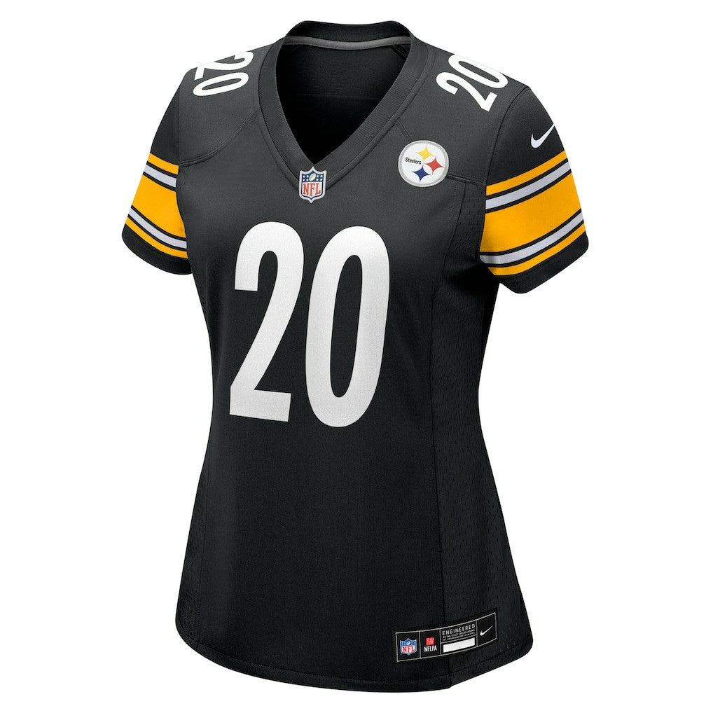 Kaleb Johnson Pittsburgh Steelers Women's Team Game Jersey Black