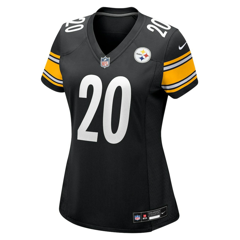 Kaleb Johnson Pittsburgh Steelers Women's Team Game Jersey Black