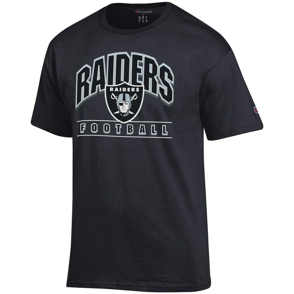 Las Vegas Raiders Champion Football T-Shirt Black