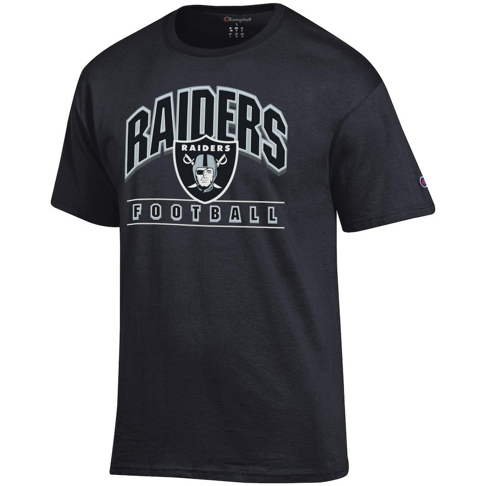 Las Vegas Raiders Champion Football T-Shirt Black