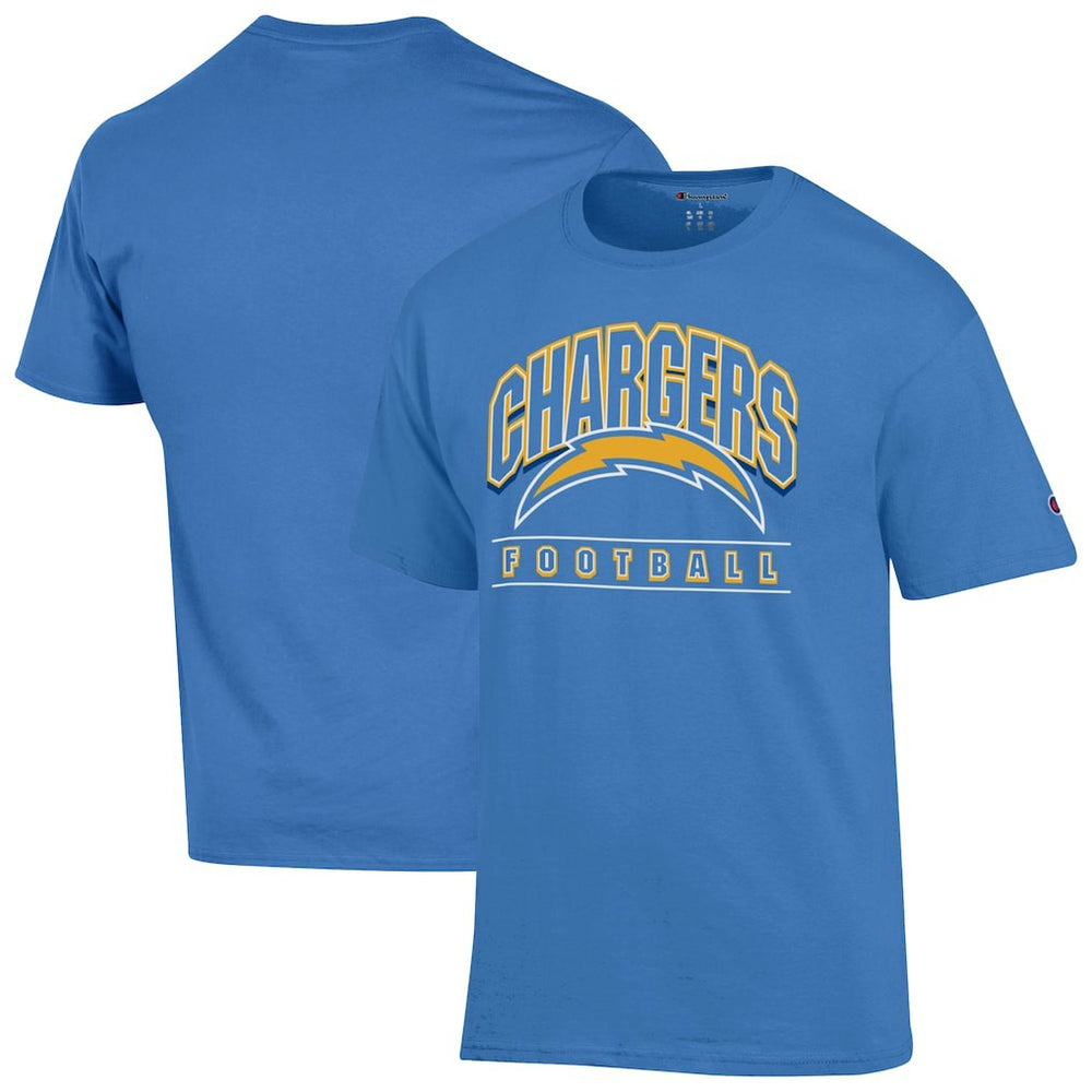 Los Angeles Chargers Champion Football T-Shirt Powder Blue